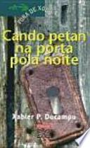 Libro Cando petan na porta pola noite