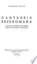 Cantabria prerromana