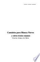 Cantaleta para Blanca Nieves y otros textos enanos