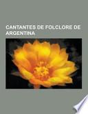 Cantantes de Folclore de Argentina