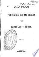 Cantos populares de mi tierra