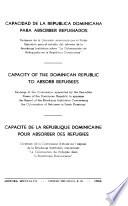 Capacidad de la República dominicana para absorber refugiados