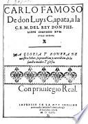 Carlo Famoso. [A poem.]
