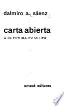 Carta abierta a mi futura ex mujer