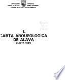 Carta arqueológica de Alava: Hasta 1984