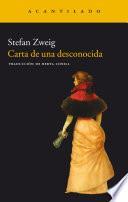 Carta de una desconocida