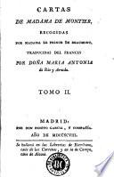 Cartas de Madama de Montier