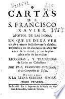 Cartas de S. Francisco Xavier ...