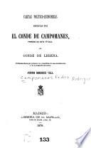 Cartas político-económicas escritas por el conde de Campomanes ... al conde de Lerena