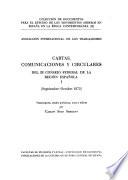 Cartas: Septiembre-octubre 1872
