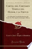 Cartel del Certamen Templo del Honor, y la Virtud