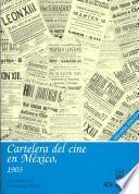 Cartelera del cine en México: 1903