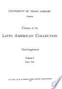 Catalog of the Latin American Collection