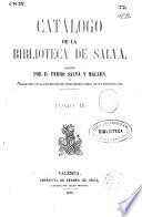 Catálogo de la biblioteca de Salvá