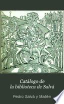 Catálogo de la biblioteca de Salvá