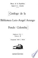 Catálogo de la Biblioteca Luis-Angel Arango