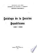 Catálogo de la sección republicana