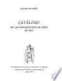 Catálogo de las exposiciones de arte en 1973