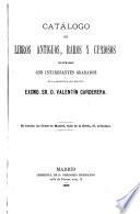 Catálogo de libros antiguos