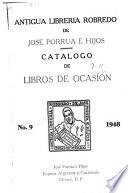 Catálogo de libros de ocasión