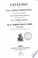 Catálogo de los libros modernos