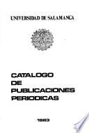 Catálogo de publicaciones periódicas