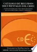 Catálogo de recursos documentales del CIDEC