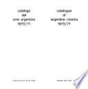Catálogo del cine argentino