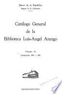 Catálogo general de la Biblioteca Luis-Angel Arango
