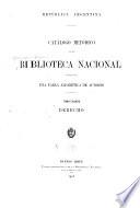 Catálogo metódico de la Biblioteca nacional: Derecho. 1915