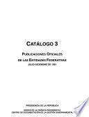 Catálogo ... publicaciones oficiales de entidades federativas
