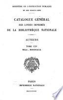 Catalogue général des livres imprimés de la Bibliothèque nationale