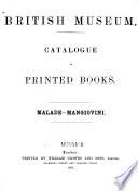 Catalogue of Printed Books