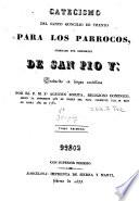 Catecismo del Santo Concilio de Trento para los parrocos
