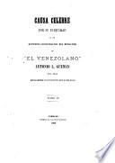Causa célebre por su iniquidad: la de supuesta conspiración del redactor de 'El Venezolano' Antonio L. Guzmán en 1846