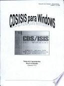 Cds/isis Para Windows