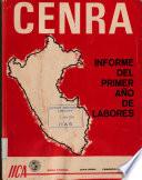 Cenra Informe Del Primer Ano de Labores