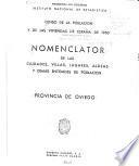 Censo de la población y de las viviendas de España de 1960