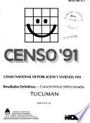 Censo nacional de población y vivienda, 1991