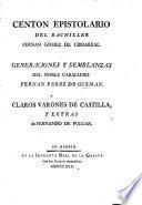 Centon Epistolario ¬de ¬Fernan ¬Gomez ¬de ¬Cibdareal