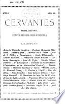 Cervantes; revista mensual ibero-americana