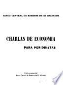 Charlas de economía para periodistas
