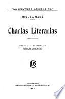 Charlas literarias