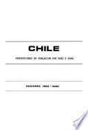 Chile, proyecciones de población por sexo y edad