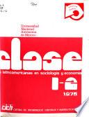 Citas latinoamericanas en sociología y economía : CLASE.
