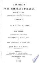 Cobbett's Parliamentary Debates