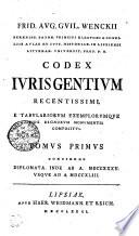 CODEX IURIS GENTIUM RECENTISSIMI