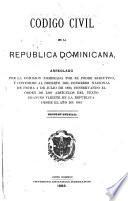 Código civil de la República Dominicana