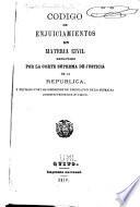 Codigo de enjuiciamientos en materia civil