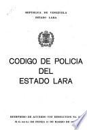 Código de policía del Estado Lara